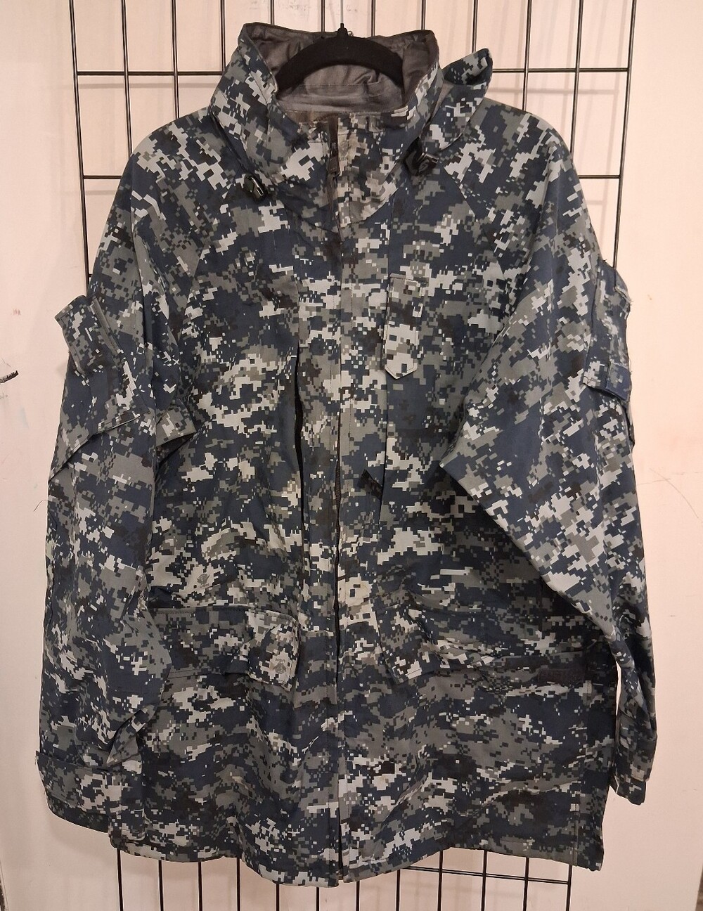 U.S. NAVY USN NWU TYPE I GORE-TEX PARKA BLUEBERRY DIGITAL